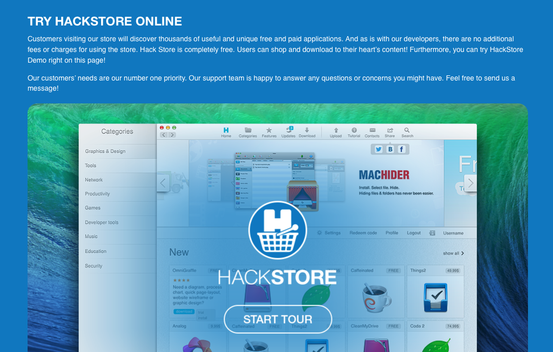 HackStore Preview — Новый функционал на сайте - 1