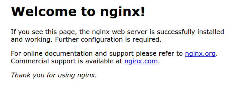 Success page в nginx Success page в nginx