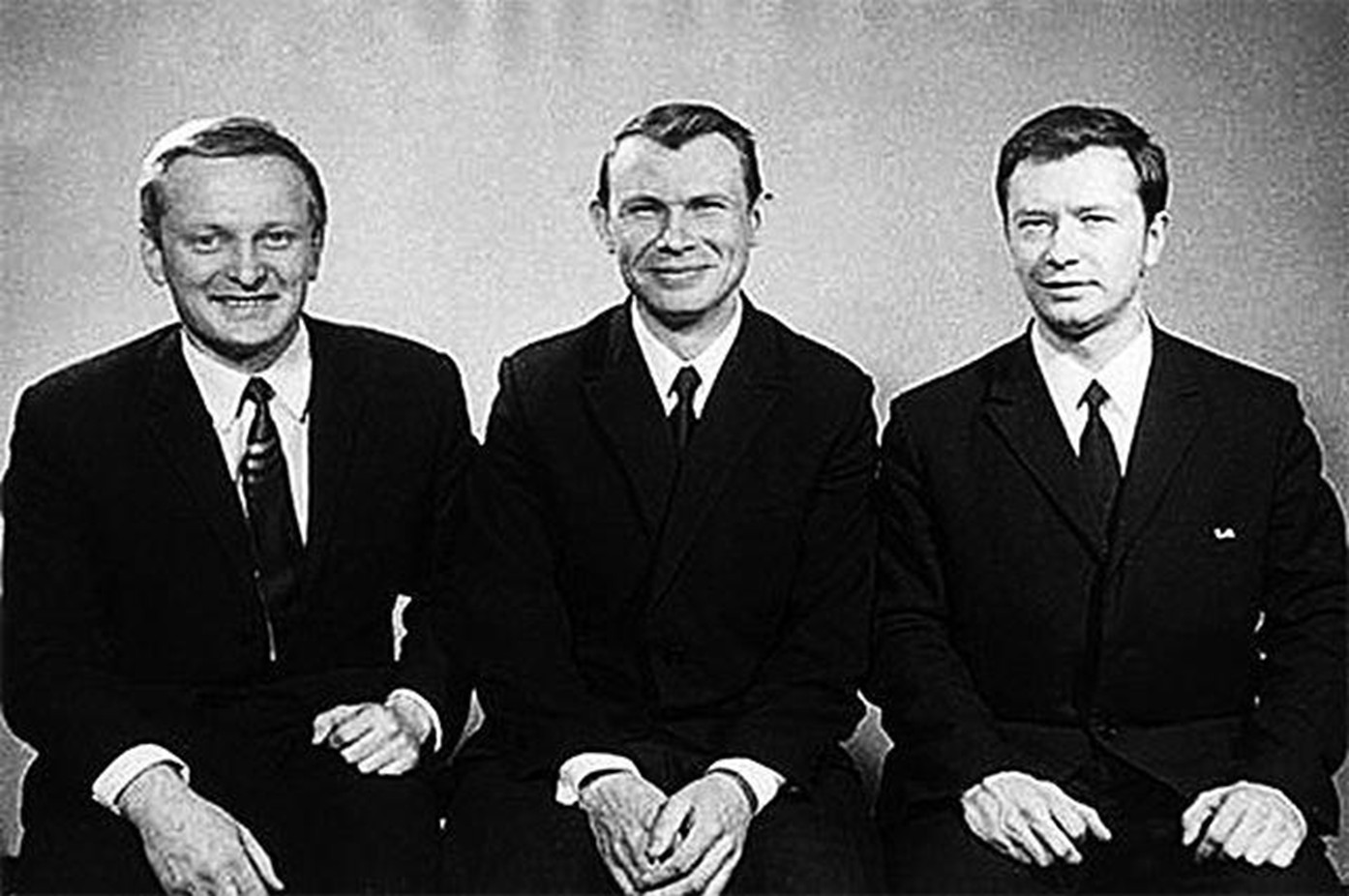 Экипаж «звездолета» — Герман Мановцев, Борис Улыбышев и Андрей Божко. Источник Экипаж «звездолета» — Герман Мановцев, Борис Улыбышев и Андрей Божко. Источник