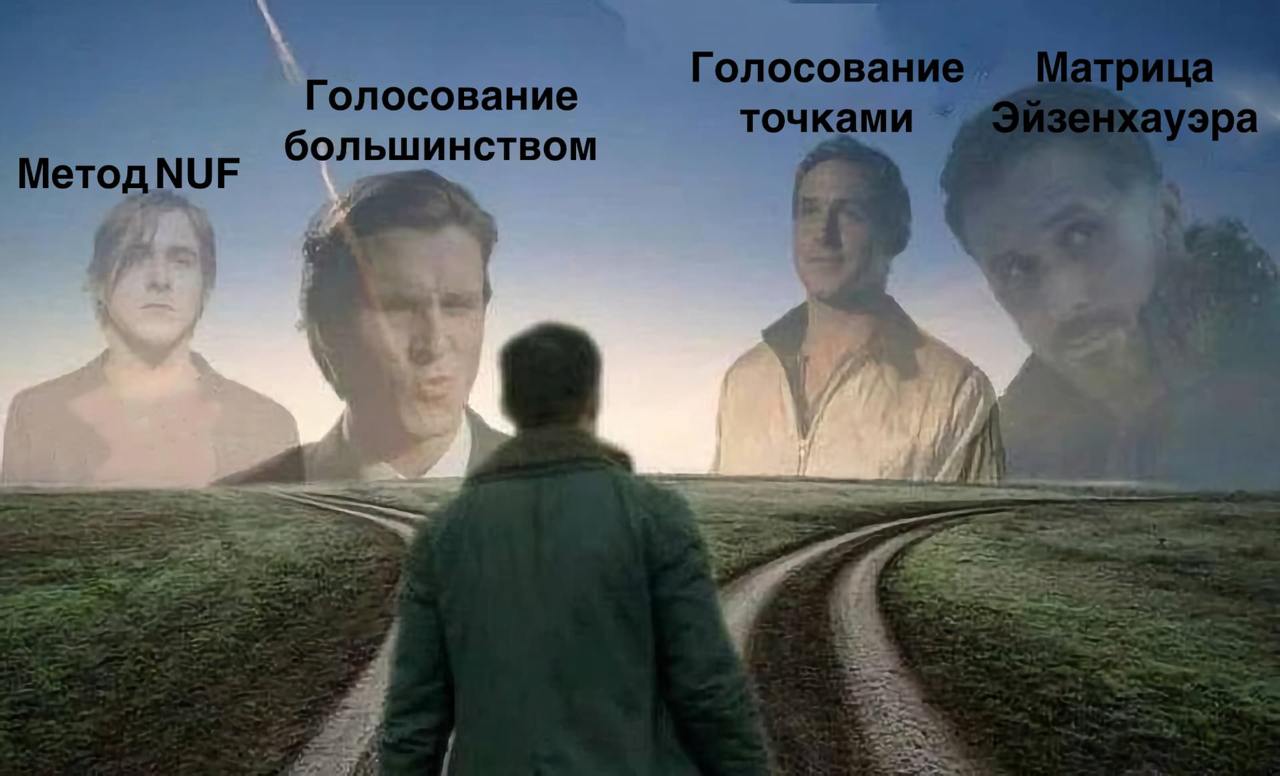 Преодолеваем паралич выбора: более 10 методов принятия решений в команде - 1 Преодолеваем паралич выбора: более 10 методов принятия решений в команде - 1