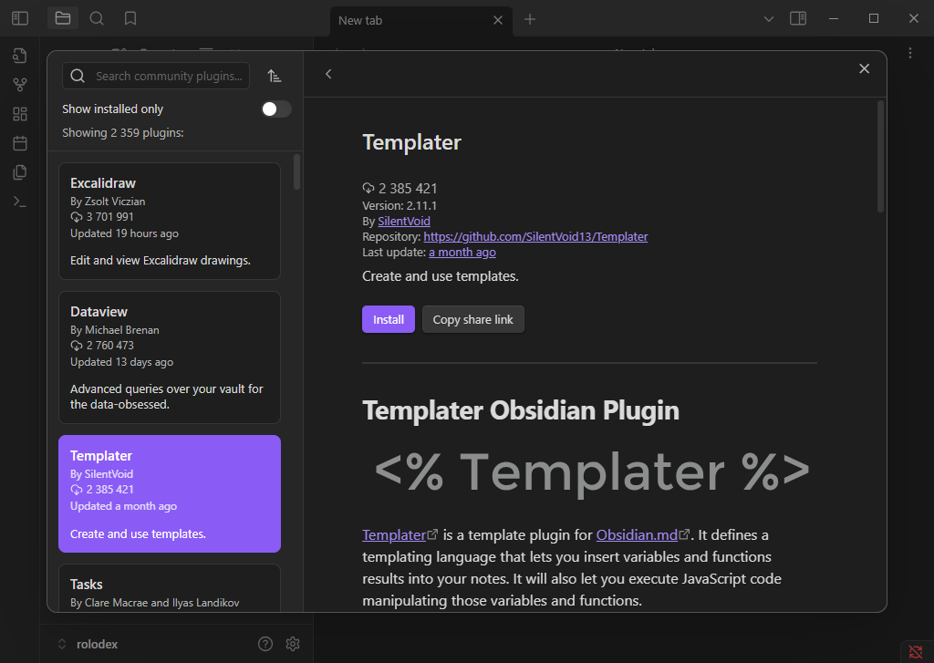 Создаем картотеку людей в Obsidian максимально лениво или «Тронул мышку — проиграл» - 10 Создаем картотеку людей в Obsidian максимально лениво или «Тронул мышку — проиграл» - 10