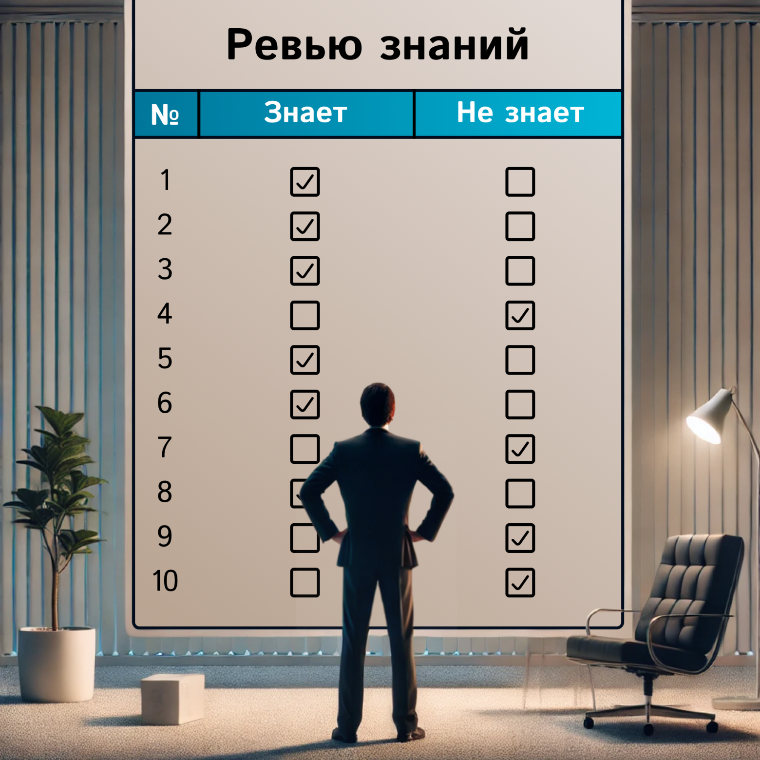 Сухой корпоративный подход к ревью знаний