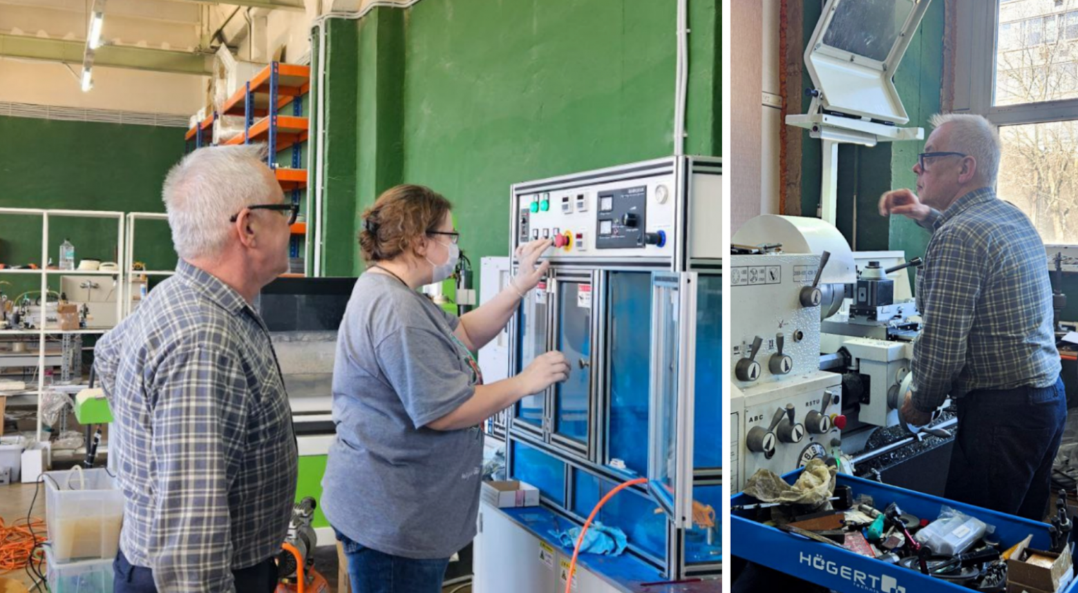 Рабочий момент: Наталья Андреевна сказала свои пожелания по оснастке для системы напыления Виктору Викторовичу, и Виктор Викторович пошел переделывать. Рабочий момент: Наталья Андреевна сказала свои пожелания по оснастке для системы напыления Виктору Викторовичу, и Виктор Викторович пошел переделывать.