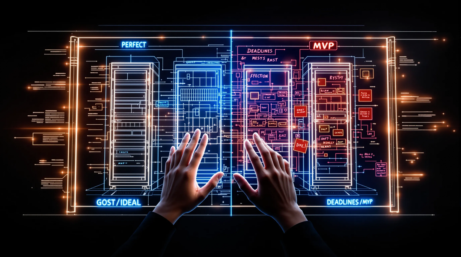 Налево пойдёшь - время потеряешь. Направо пойдёшь - клиент от тебя уйдёт.