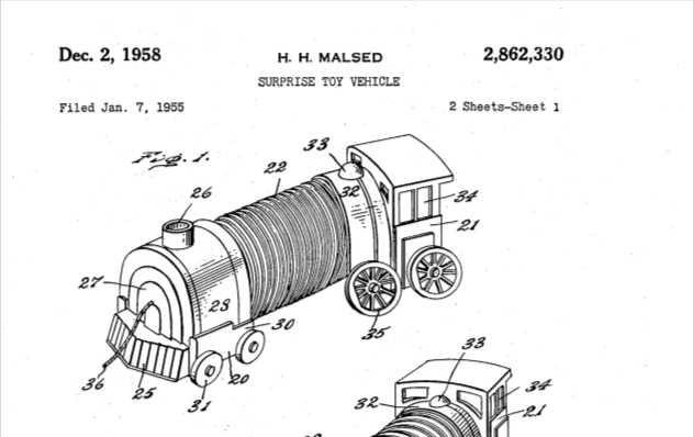 Патент на поезд-слинки