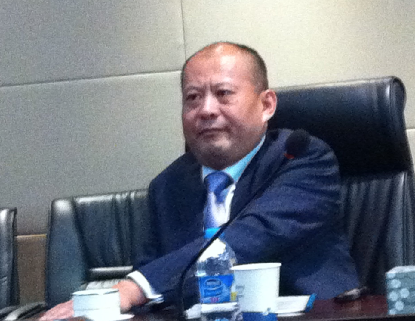 Тов. Ю Хай - один из создателей отрасли электроники КНР. Фото автора.