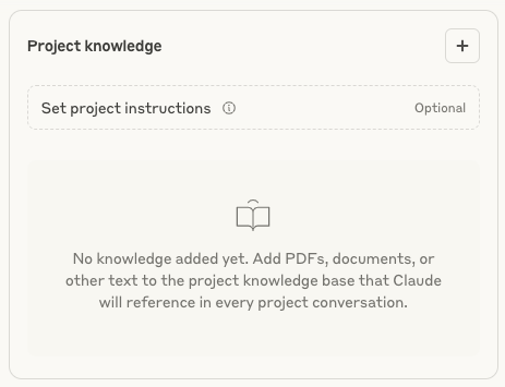 Пример добавления контекста в проект Claude