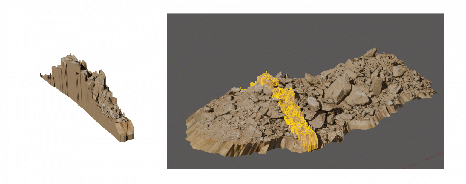 Визуализация сечения. Источник изображения: Собственное изображение 