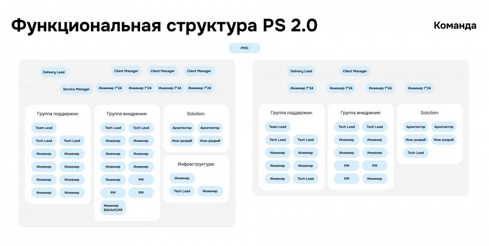 Функциональная структура Professional Services 2.0