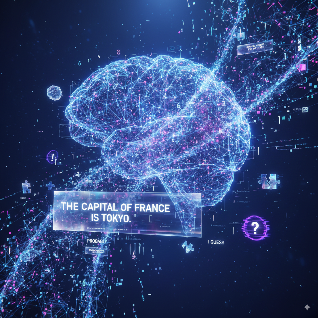 Галлюцинации языковых моделей: от математики обмана к честным ИИ - 1 Галлюцинации языковых моделей: от математики обмана к честным ИИ - 1