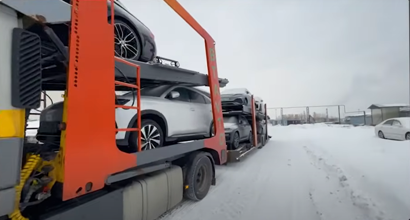 Так доставляют машины