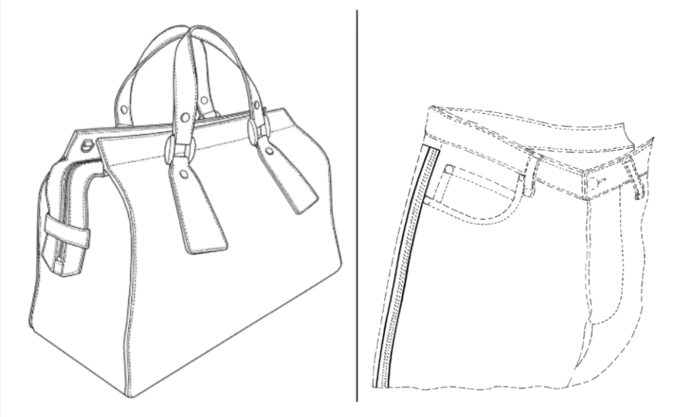 Патенты на дизайн модного дома