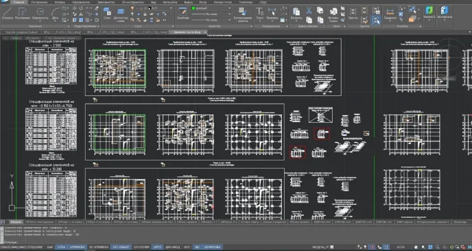 Общежитие «Череповец» (новое строительство), представленное в Платформе nanoCAD
