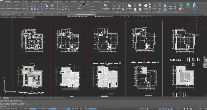 Административный корпус (реконструкция), представленный в Платформе nanoCAD