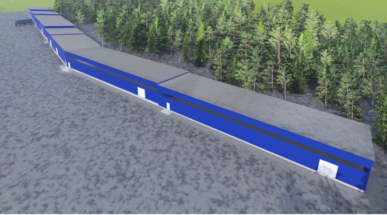 Вот его 3D-модель. 220 метров в длину