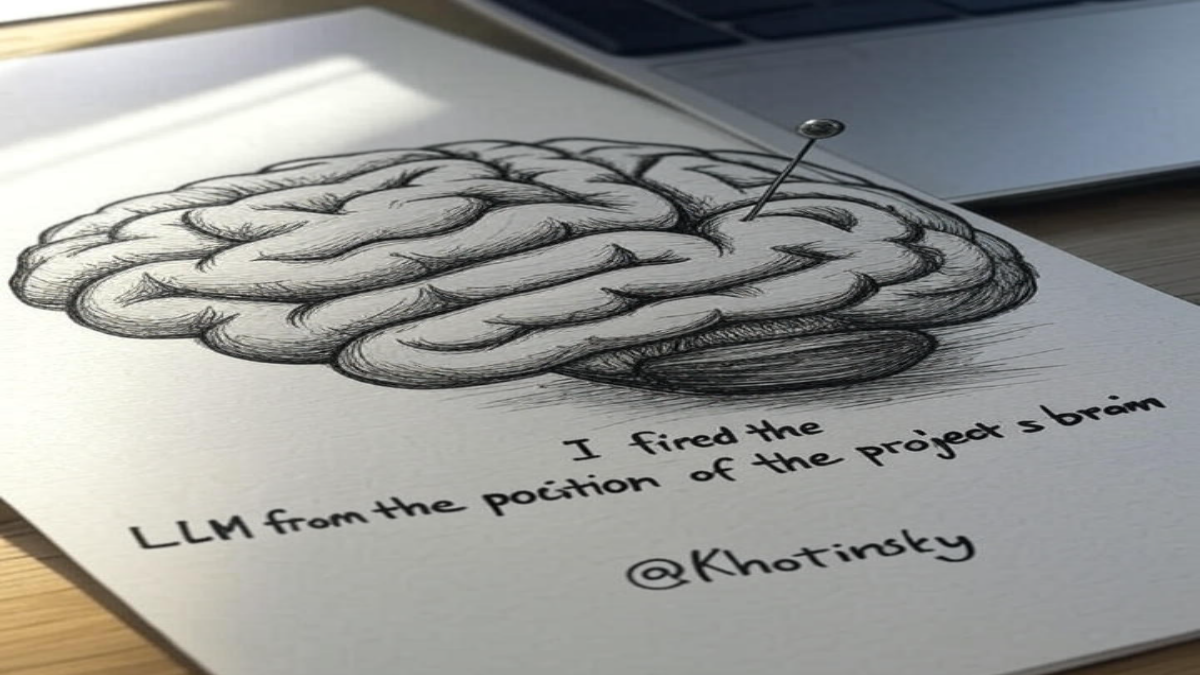 Я «уволил» LLM с должности «мозга» проекта. И его производительность взлетела - 1 Я «уволил» LLM с должности «мозга» проекта. И его производительность взлетела - 1