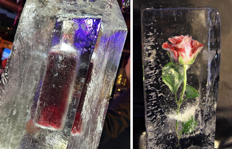 Бутылку, розу