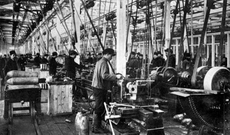 Типичное производство вековой давности