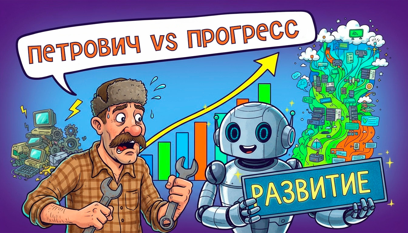 Автоматизация vs «Петрович-фактор»: Как перевести персонал из режима «сопротивление» в режим «развитие» - 1 Автоматизация vs «Петрович-фактор»: Как перевести персонал из режима «сопротивление» в режим «развитие» - 1