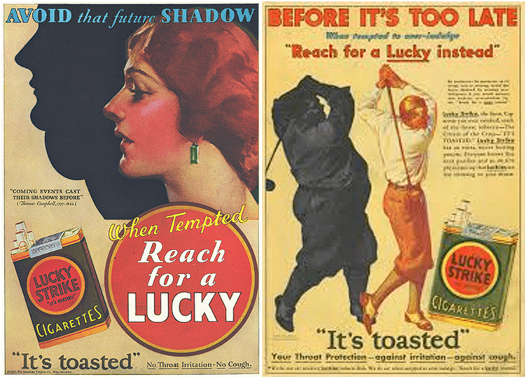 Тут тоже игра слов: future shadow=“туманное будущее” и “будущая тень от [не очень стройной] фигуры”.