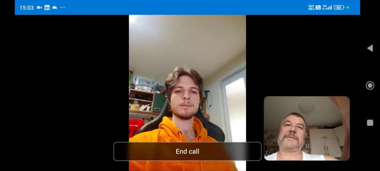 QA и я обсуждаем качество связи