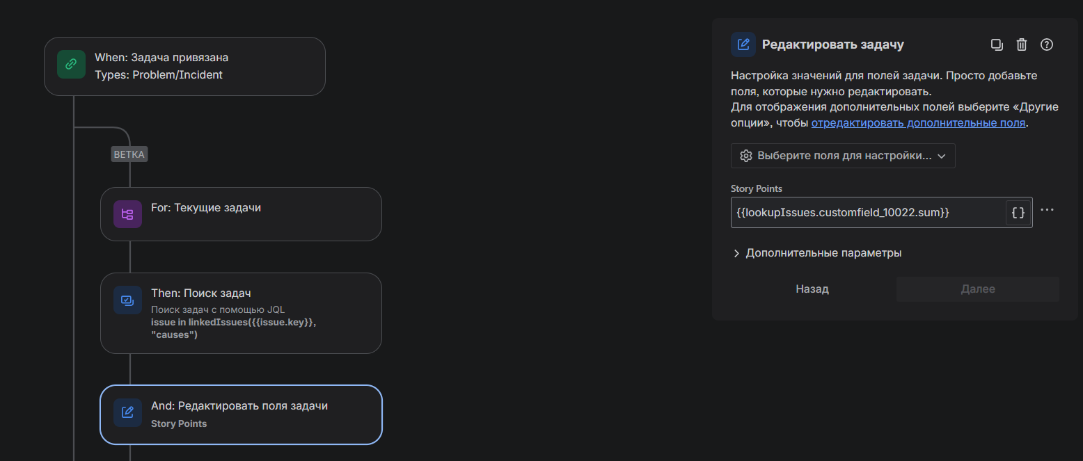 Схема триггера