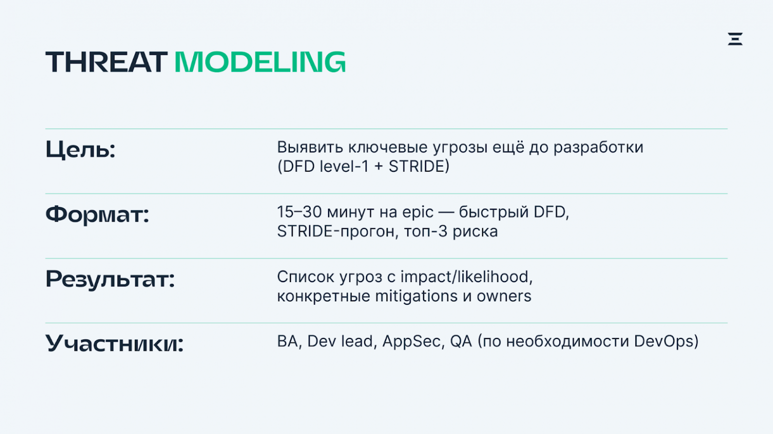 Никакого супергеройства на проектах. Гайд, как сделать безопасность частью разработки - 2 Никакого супергеройства на проектах. Гайд, как сделать безопасность частью разработки - 2