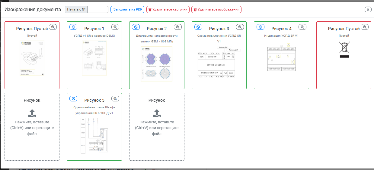 Рисунок 3. Сопоставление рисунков и ссылок на рисунки
