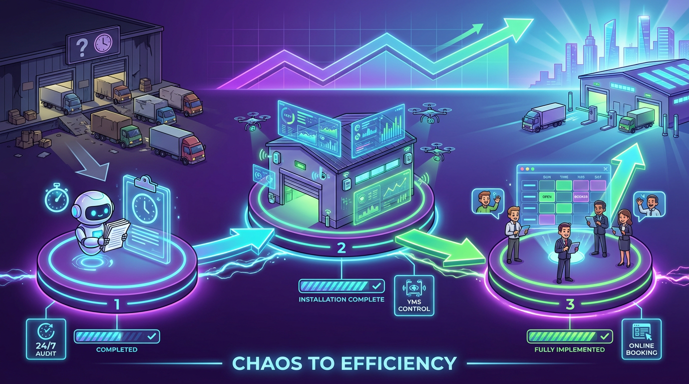 Как YMS превращает хаос на складе в прибыль: почему 70% компаний теряют десятки миллионов рублей в год - 6 Как YMS превращает хаос на складе в прибыль: почему 70% компаний теряют десятки миллионов рублей в год - 6