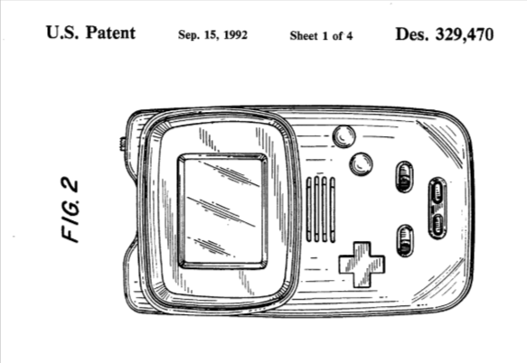 Патент студии USD329470S