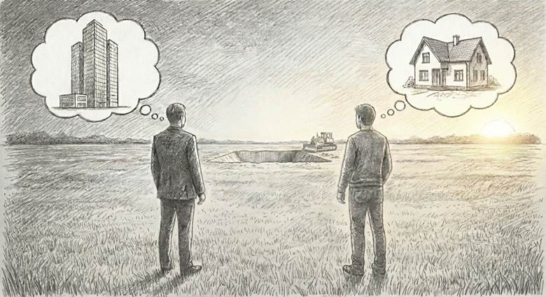 Рис.3. Как и во многих других вещах, мнения заказчика и подрядчика на оптимальную ставку могут не совпадать. И часто просто потому, что принимают в расчет совершенно разные факты