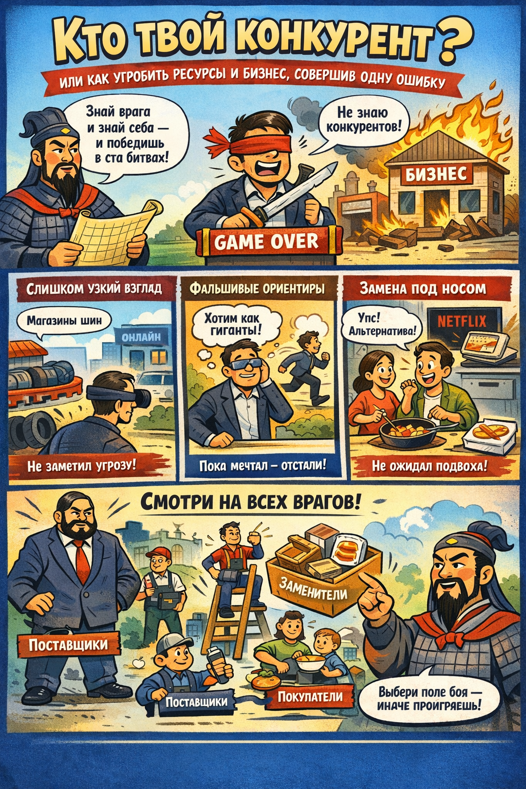 Кто твой конкурент? Или как угробить ресурсы и бизнес, совершив одну ошибку - 1 Кто твой конкурент? Или как угробить ресурсы и бизнес, совершив одну ошибку - 1