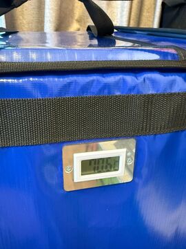 Датчик температуры на сумке