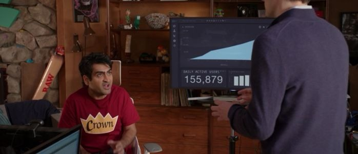 Кадр из второй серии 4 сезона сериала "Кремниевая долина"