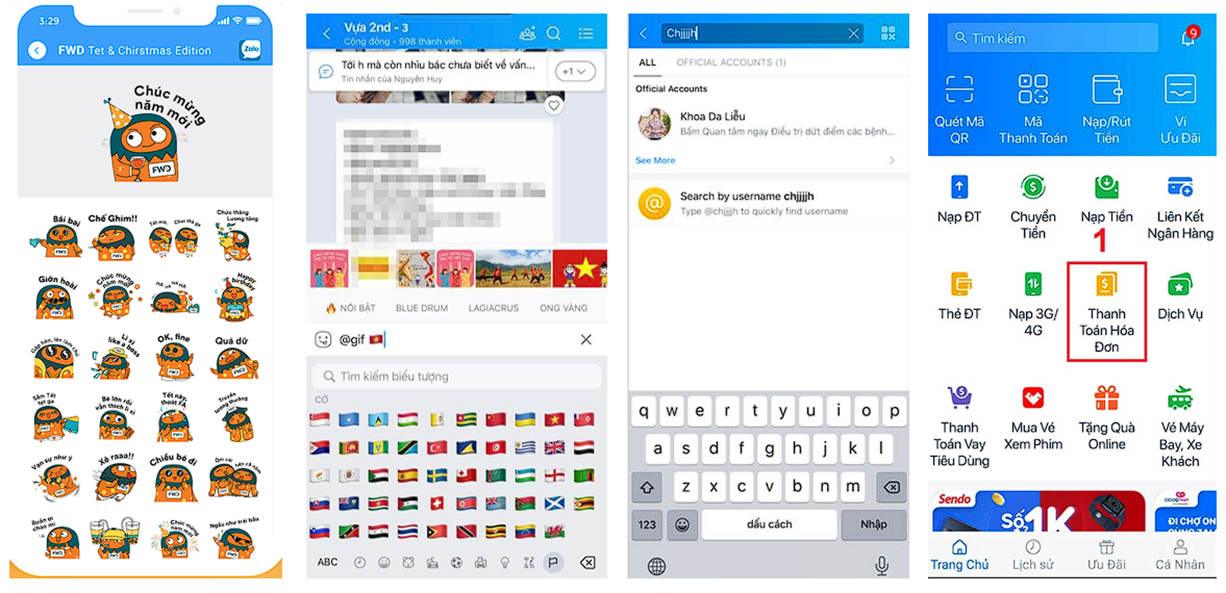 Местные стикерпаки туда тоже подвезли (не забываем - азиаты очень любят стикеры). И вообще видно, что Zalo ооочень похож на Телегу. А может Телега похожа на Zalo, всё-таки Zalo появился на год раньше.
