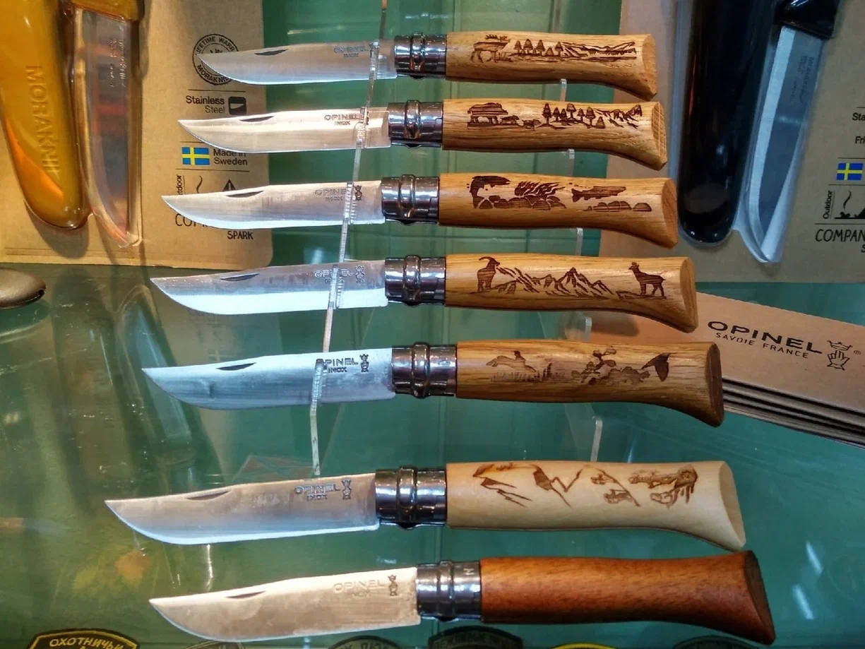 … до охотничьих ножей