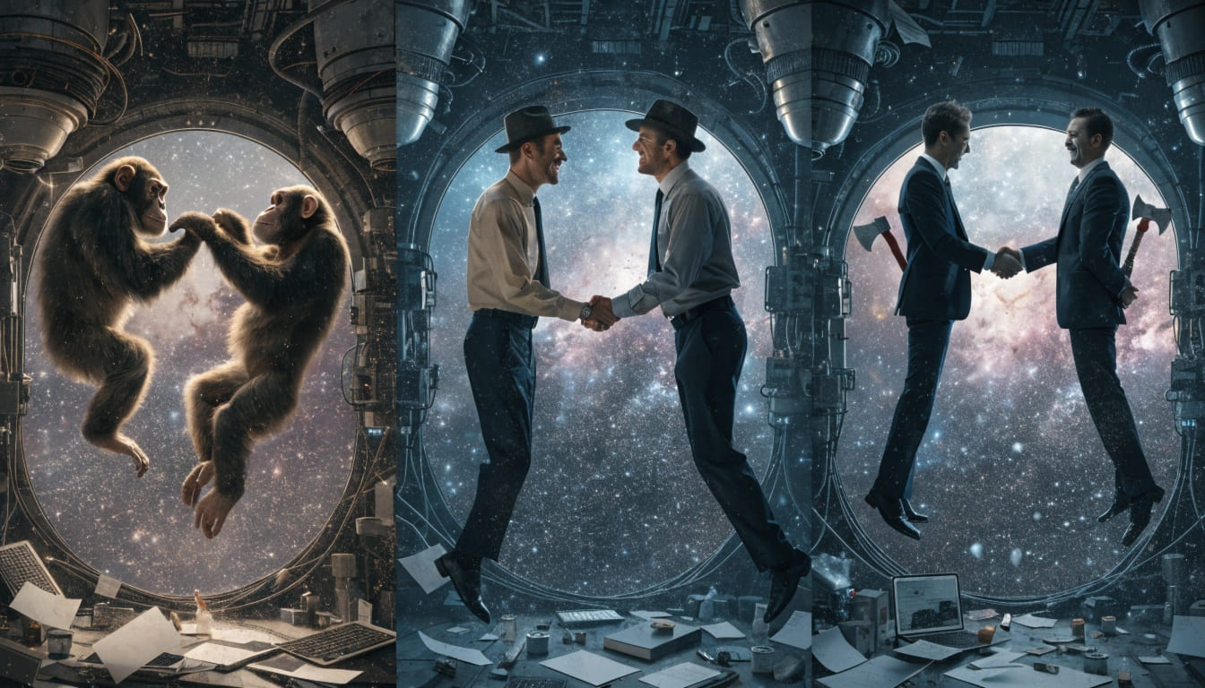 Груминг, доверие, топор за спиной. Эволюция смол-тока в одной картинке.