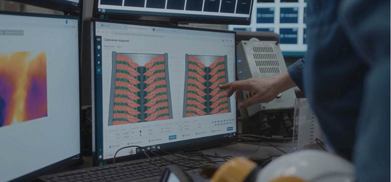 В данном случае обсуждаем коксовые перемычки — «бронхи» в двух вариантах моделирования. Получилось, что два, казалось бы, разных типа загрузки дают почти один и тот же результат.