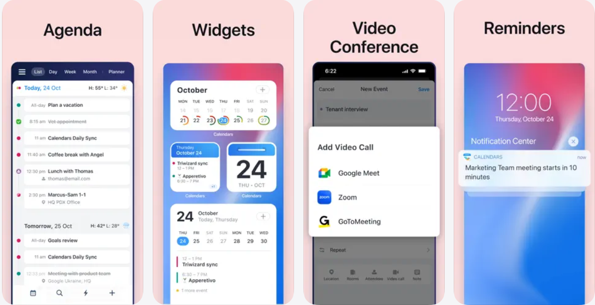 Календари для iOS: 12 лучших приложений для iPhone в 2026 году - 5