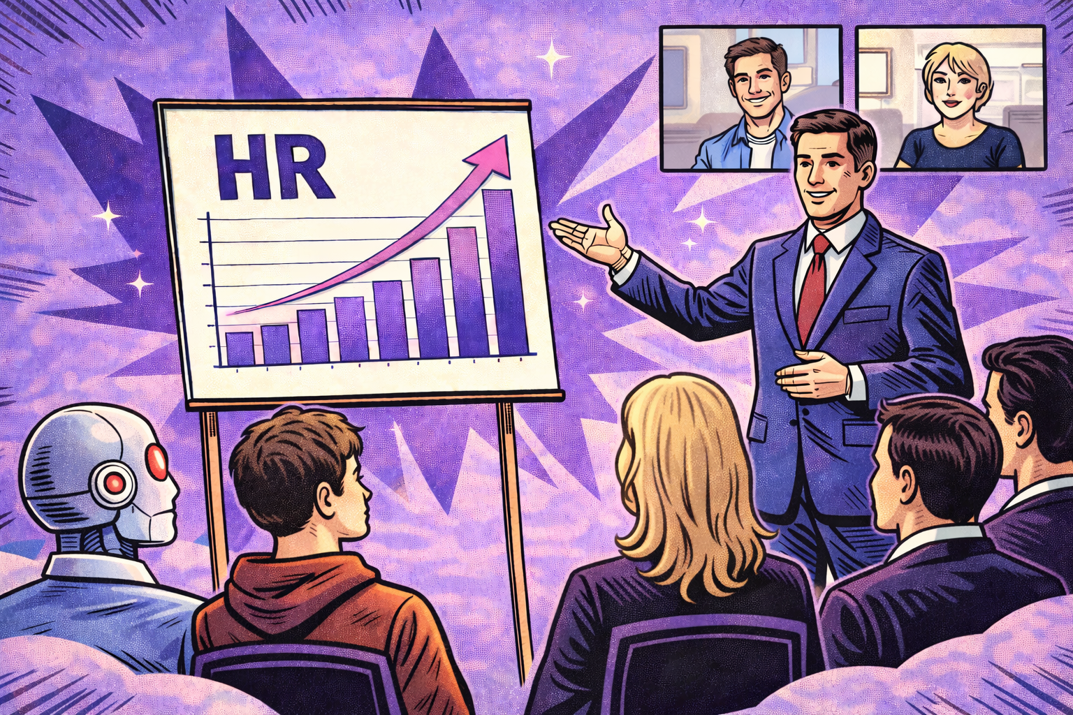 HR-тренды 2026: ИИ, гибрид, молодёжь и 27% удалёнки - 1