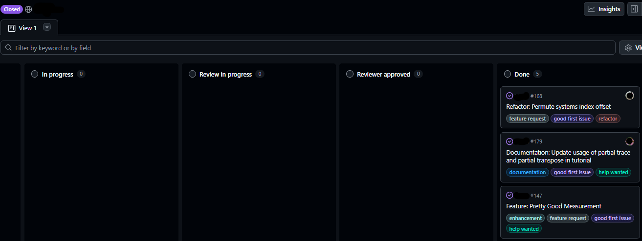 Сам недавно узнал, что существуют такие доски в GitHub, прикольно.