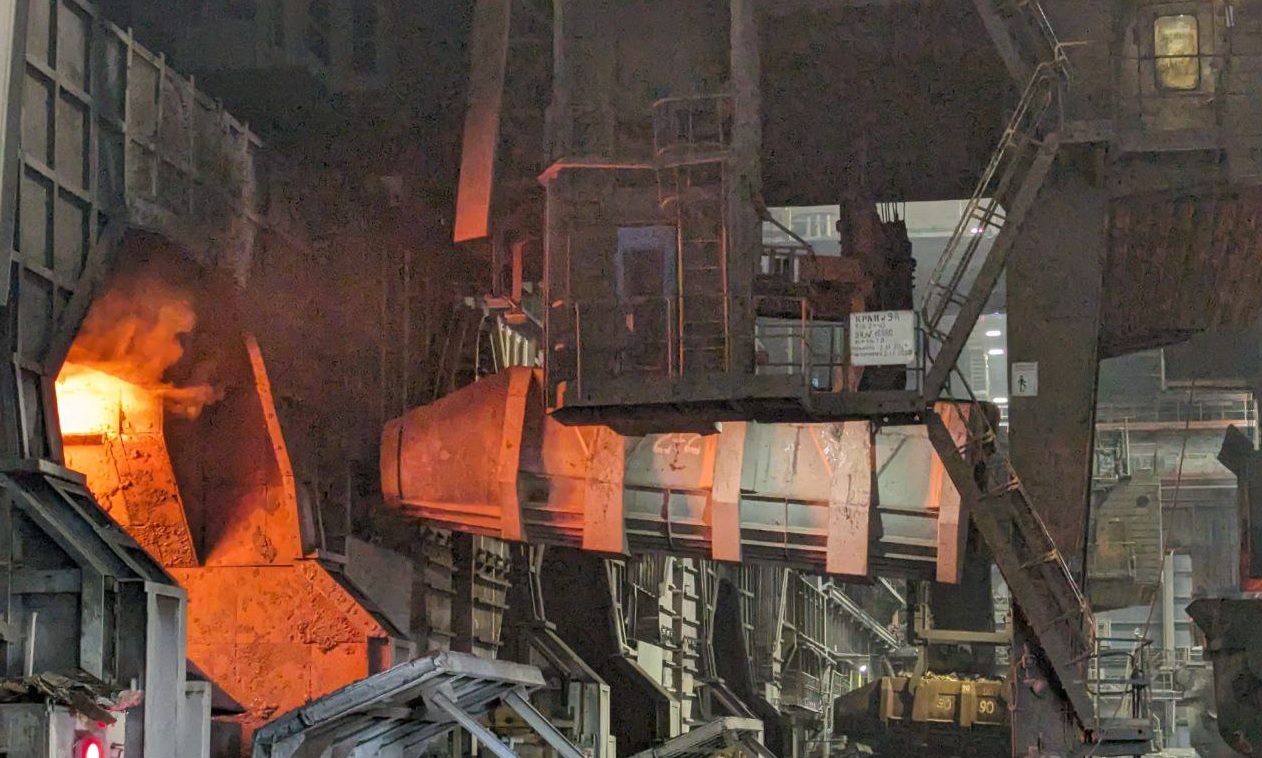 Завалка лома