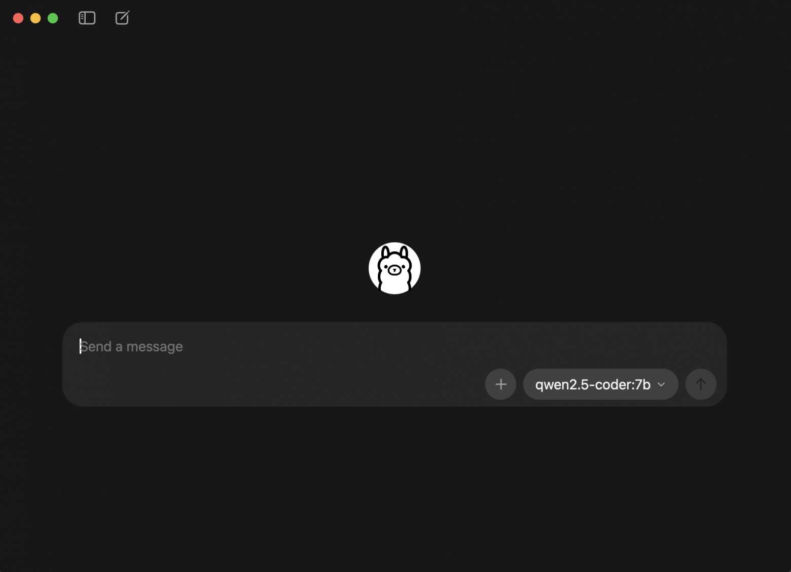 Изображение 6. Интерфейс Ollama