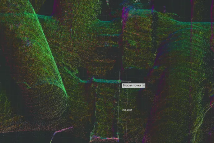 Рис. 4. Проведение измерения