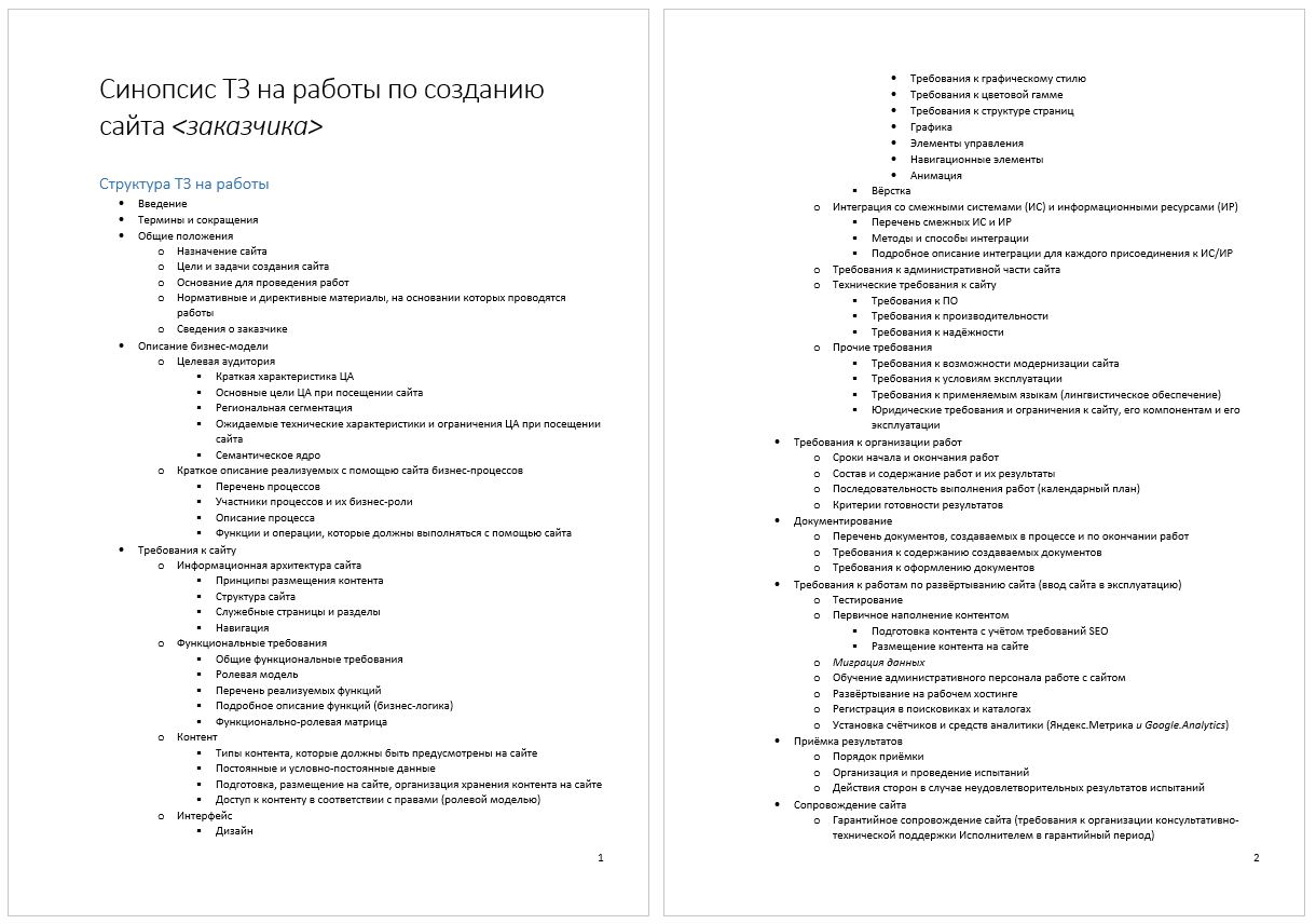 Нужен ли синопсис технической документации? Личный опыт разработки - 1