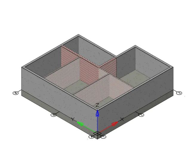 Рис. 2. Основная модель этажа
