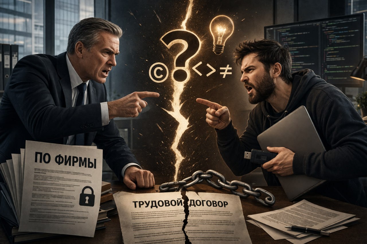 Jira, Git, трудовой договор. Что из этого защищает права работодателя на код, а что нет - 1