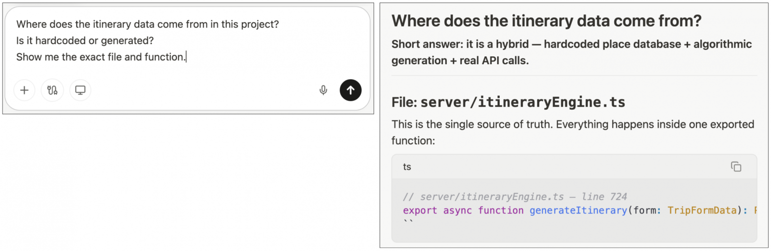 Данные захардкожены в ts файле