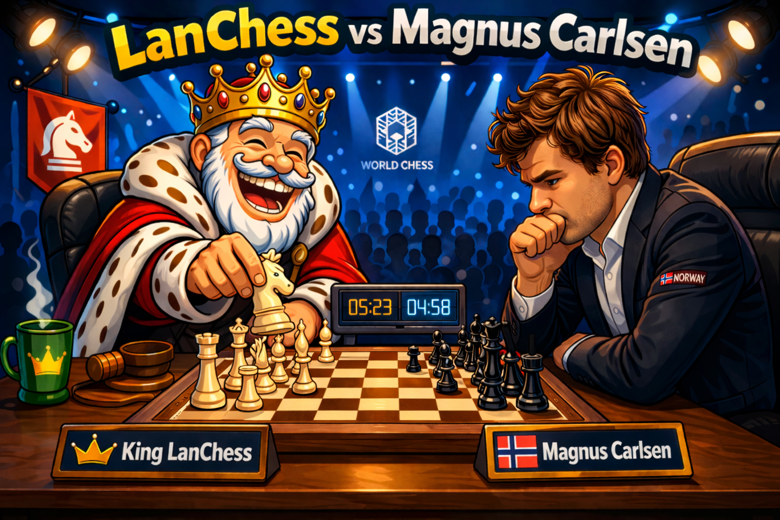 Магнус, ходи, а не стучи!