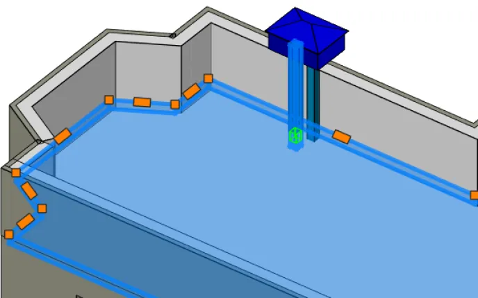 Рис. 18. Визуальное отображение результата проверки в модели